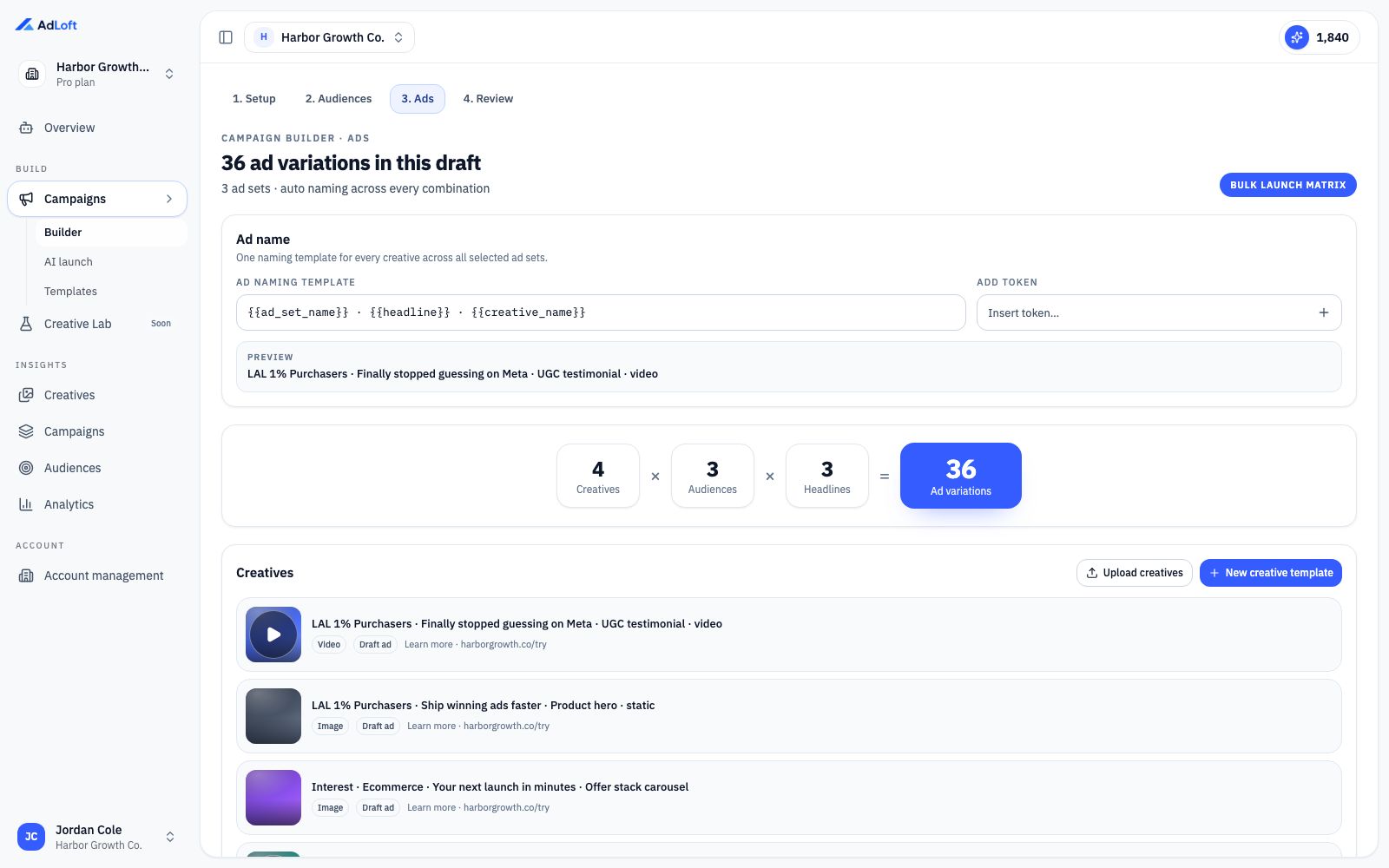 Bulk Launch demo